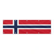 Drapeau du Svalbard et de Jan Mayen grand format XL en polyester avec dix œillets