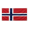 Drapeau svalbard jan mayen polyester résistant intempéries