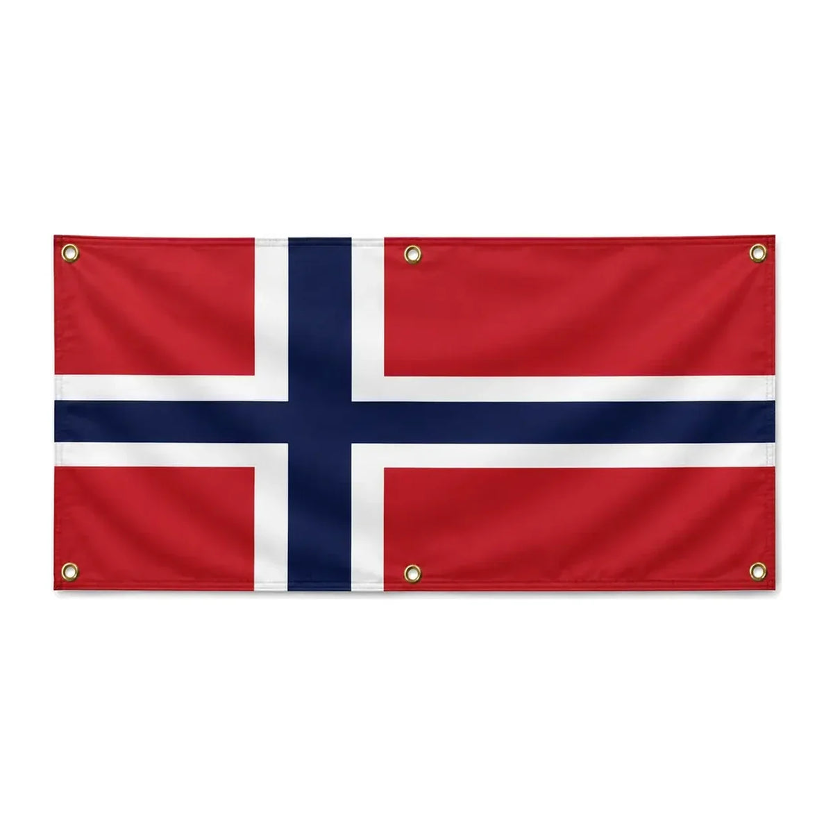 Drapeau svalbard jan mayen polyester résistant intempéries