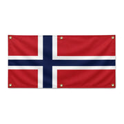 Drapeau svalbard jan mayen polyester résistant intempéries