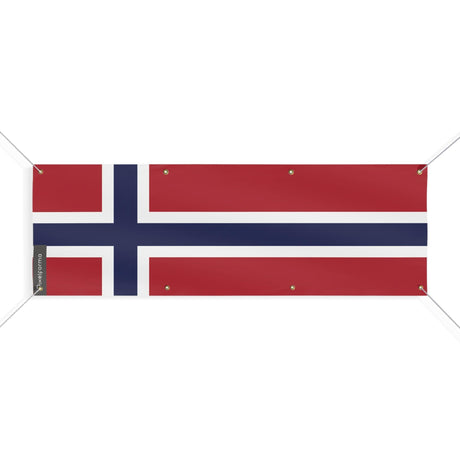 Drapeau du Svalbard et de Jan Mayen 8 Oeillets en plusieurs tailles - Pixelforma 