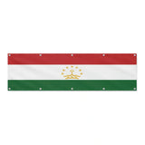 Drapeau du Tadjikistan grand format XL en polyester avec dix œillets