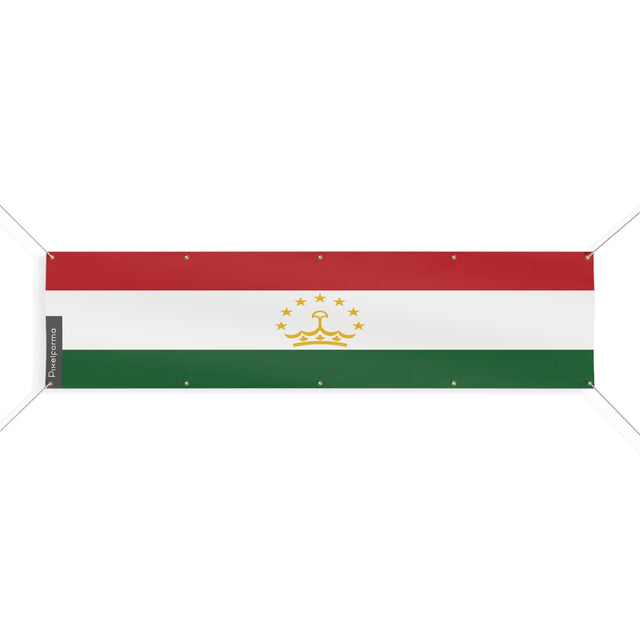 Drapeau du Tadjikistan 10 Oeillets en plusieurs tailles - Pixelforma