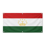 Drapeau tadjikistan polyester résistant aux intempéries