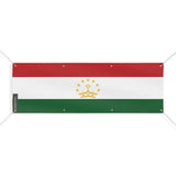 Drapeau du Tadjikistan 8 Oeillets en Plusieurs Tailles (L) - Pixelforma 