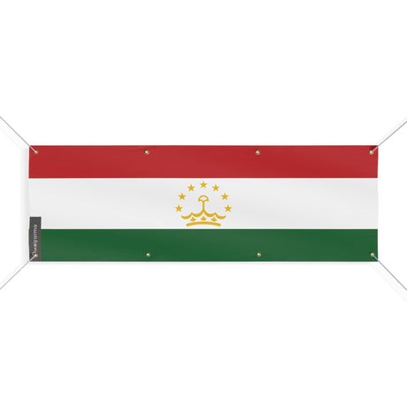 Drapeau du Tadjikistan 8 Oeillets en plusieurs tailles - Pixelforma 