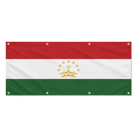 Drapeau tadjikistan polyester résistant usage extérieur