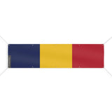 Chad flag 10 eyelets in several sizes