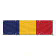Drapeau du Tchad grand format XL en polyester avec dix œillets