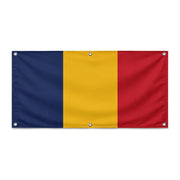 Drapeau tchad polyester résistant avec œillets renforcés