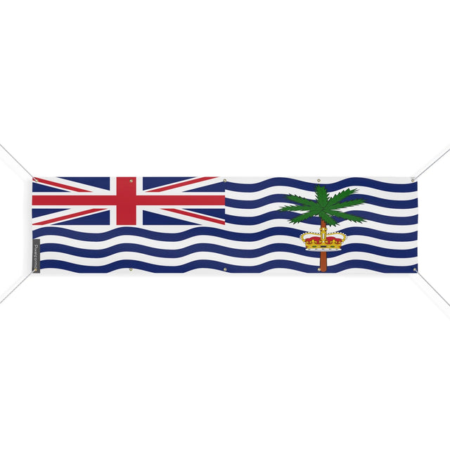 Drapeau du Territoire britannique de l'océan Indien 10 Oeillets en plusieurs tailles - Pixelforma 