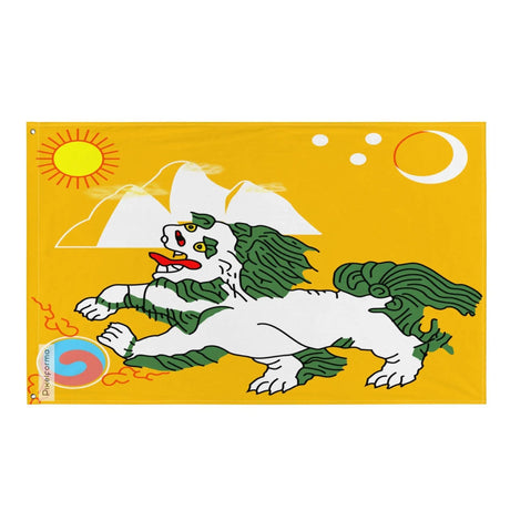 Drapeau du tibet de 1920 à 1925 polyester résistant plusieurs modèles