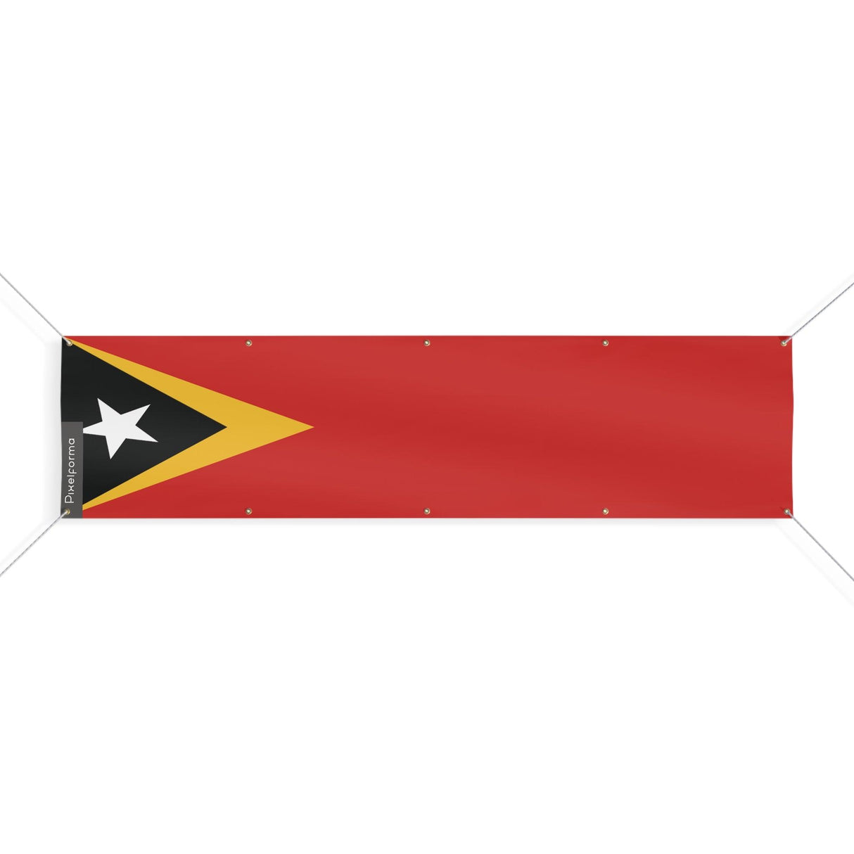 Drapeau du Timor oriental 10 Oeillets en plusieurs tailles - Pixelforma 