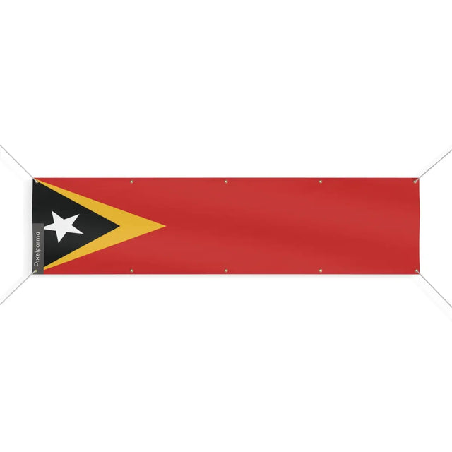 Drapeau du Timor oriental 10 Oeillets en Plusieurs Tailles (XL) - Pixelforma 