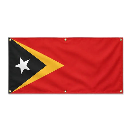 Drapeau timor oriental polyester résistant aux intempéries