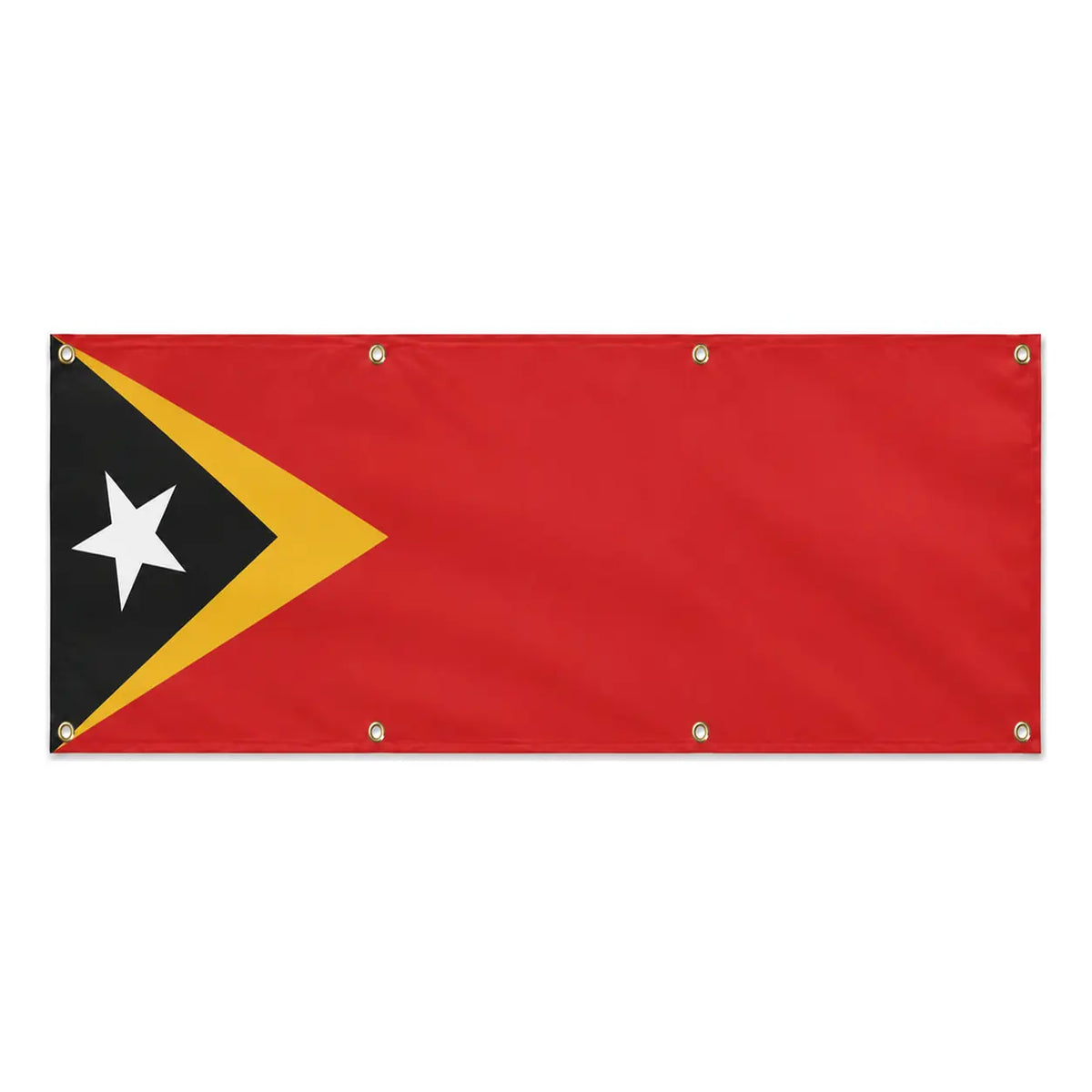 Grand drapeau timor oriental polyester résistant aux intempéries