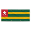 Drapeau togo polyester résistant avec œillets robustes