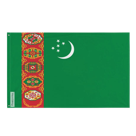 Drapeau du turkménistan polyester résistant plusieurs modèles