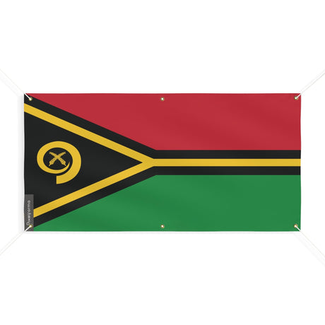 Drapeau du Vanuatu 6 Oeillets en plusieurs tailles - Pixelforma 