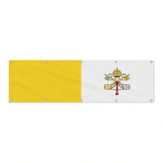 Drapeau du Vatican grand format XL en polyester avec dix œillets