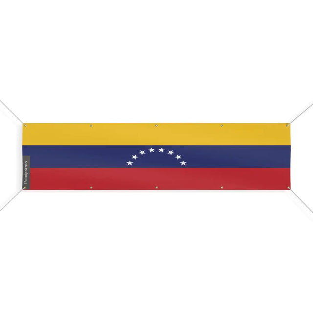 Drapeau du Venezuela 10 Oeillets en Plusieurs Tailles (XL) - Pixelforma 