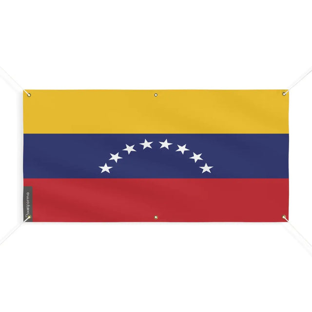 Drapeau du Venezuela 6 Oeillets en Plusieurs Tailles (M) - Pixelforma 