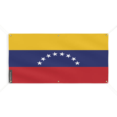 Drapeau du Venezuela 6 Oeillets en plusieurs tailles - Pixelforma 