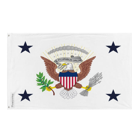 Drapeau du Vice-Président États-Unis en plusieurs tailles 100 % polyester Imprimer avec Double ourlet - Pixelforma 