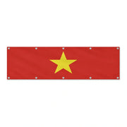 Drapeau du Viêt Nam grand format XL en polyester avec dix œillets
