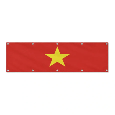 Drapeau du Viêt Nam grand format XL en polyester avec dix œillets
