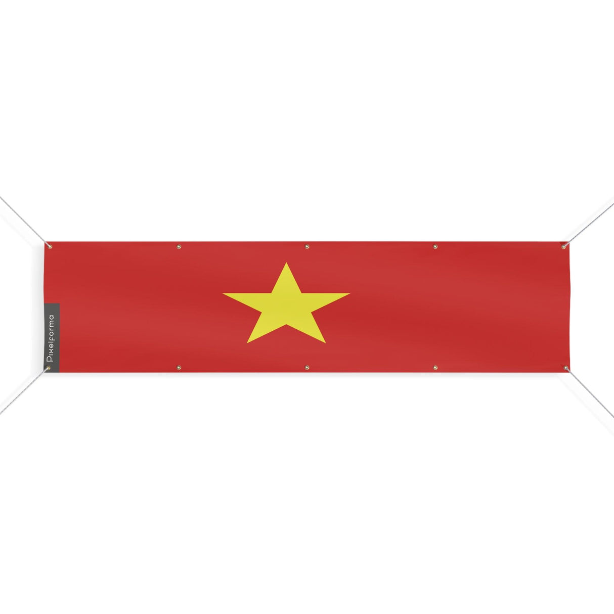 Drapeau du Viêt Nam 10 Oeillets en plusieurs tailles - Pixelforma 