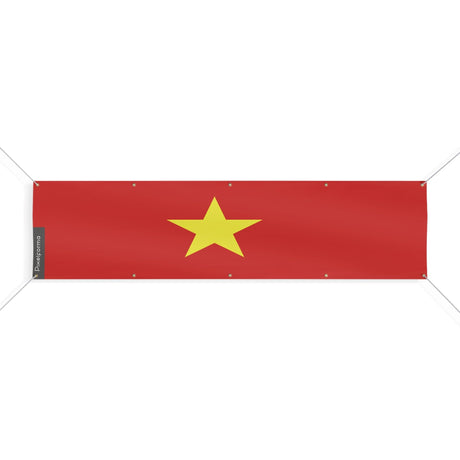 Drapeau du Viêt Nam 10 Oeillets en plusieurs tailles - Pixelforma 