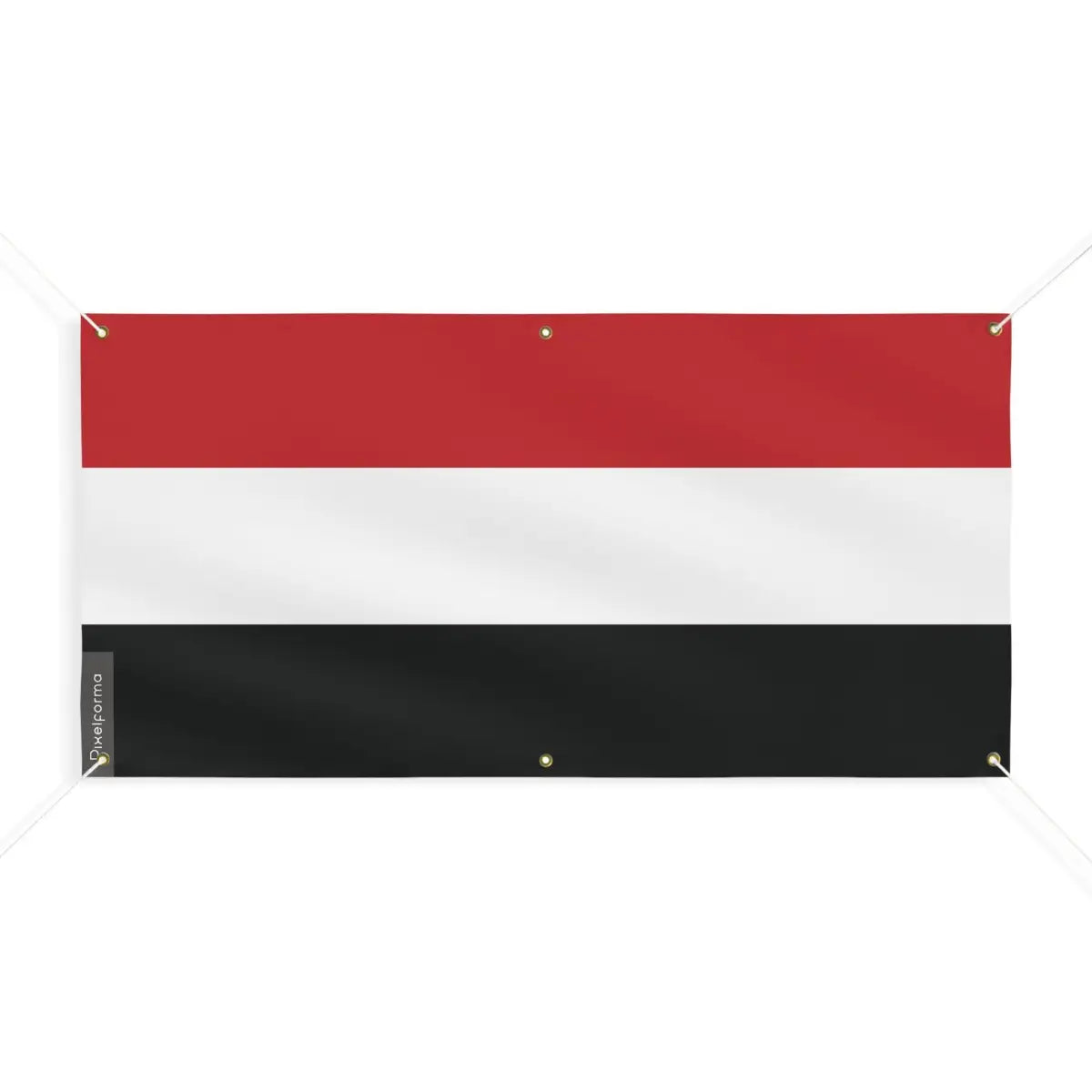 Drapeau du yémen 6 oeillets en plusieurs tailles (m) - pixelforma