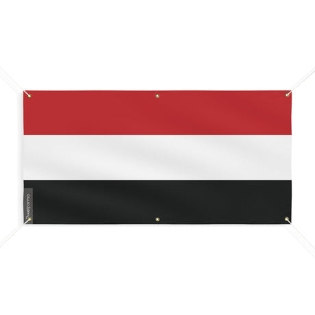 Drapeau du Yémen 6 Oeillets en plusieurs tailles - Pixelforma 