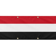 Grand drapeau yémen en polyester résistant aux intempéries
