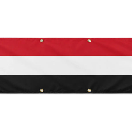 Grand drapeau yémen en polyester résistant aux intempéries