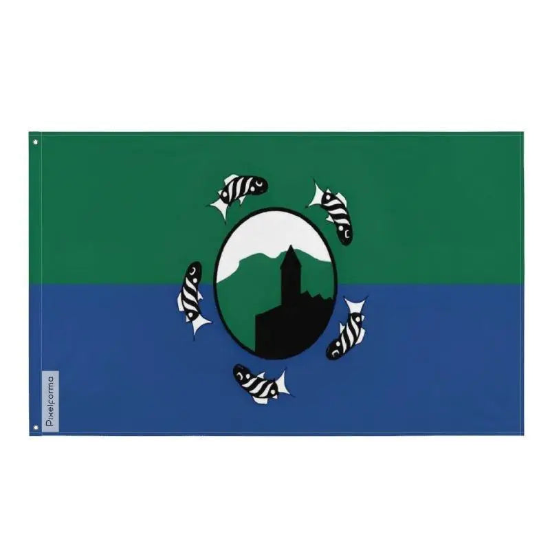 Drapeau duncan polyester résistant avec œillets à gauche