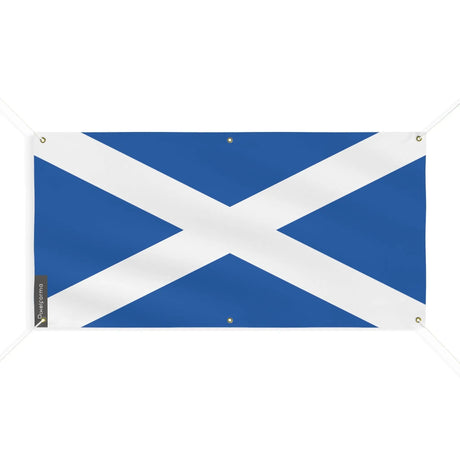 Drapeau écosse en polyester résistant avec œillets robustes