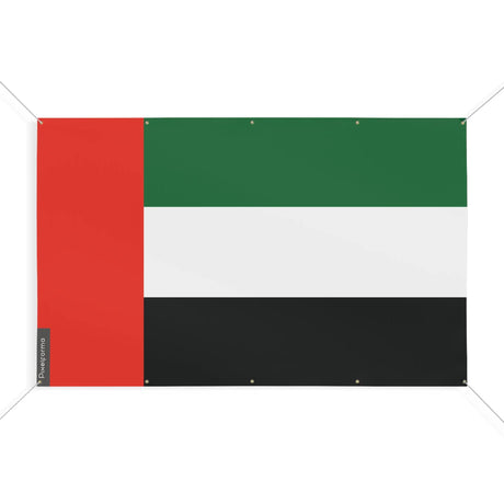 Drapeau émirats arabes unis polyester œillets résistants