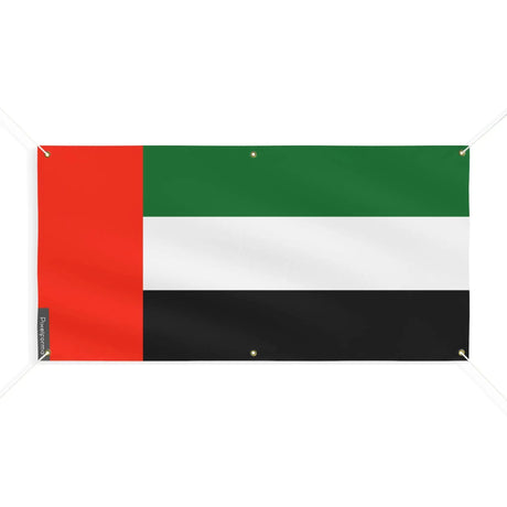 Drapeau émirats arabes unis polyester résistant intempéries