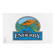 Drapeau enderby polyester résistant avec œillets à gauche
