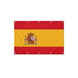 Drapeau de l'Espagne format S en polyester avec dix œillets