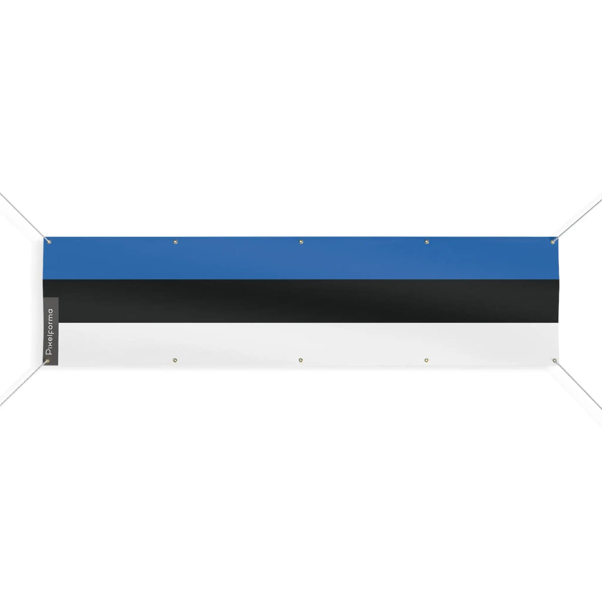 Drapeau estonie polyester résistant usage extérieur durable