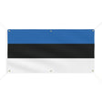 Drapeau estonie polyester résistant usage extérieur durable