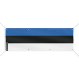Drapeau estonie polyester résistant usage extérieur prolongé