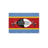 Drapeau de l'Eswatini format S en polyester avec dix œillets