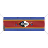 Drapeau eswatini en polyester résistant avec œillets