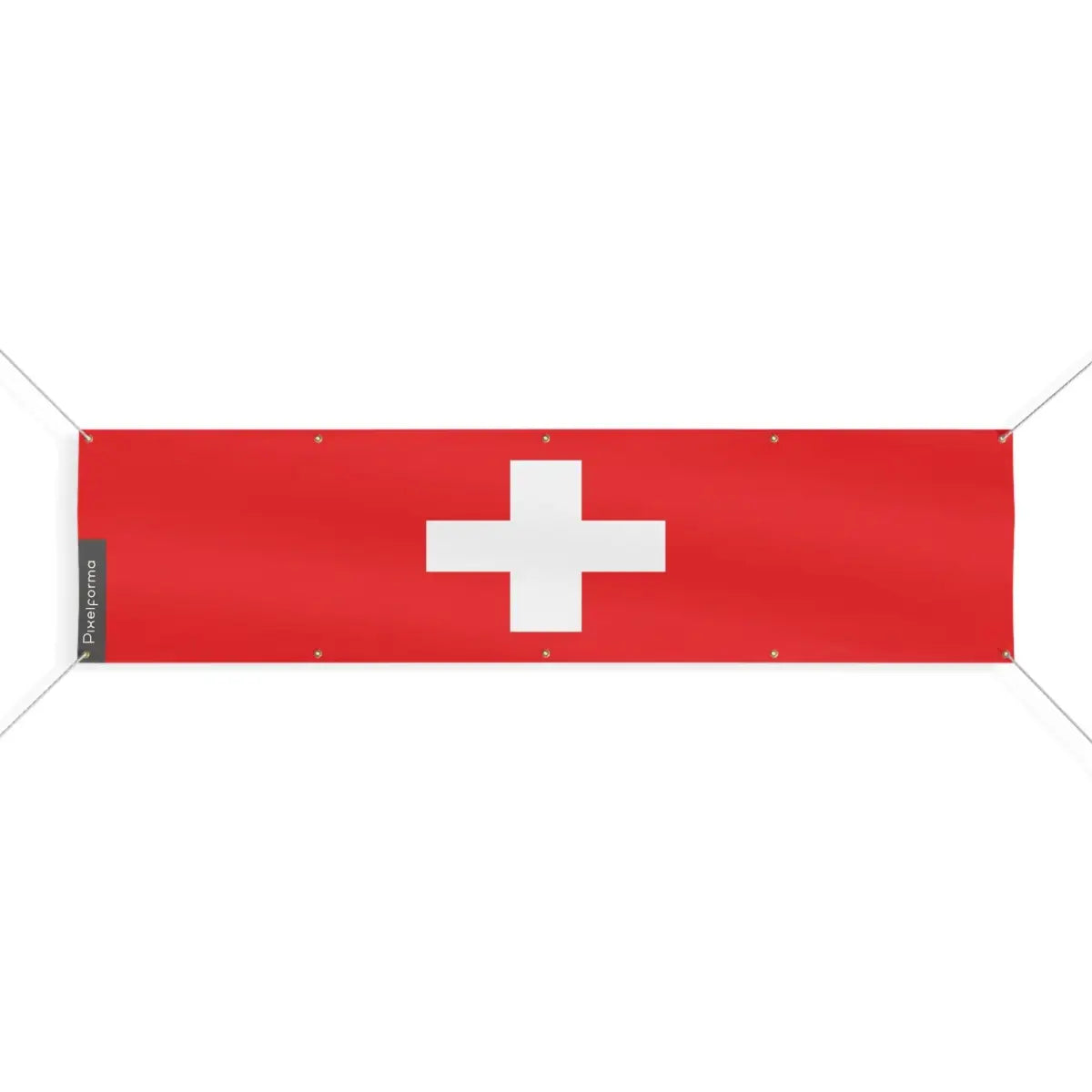 Drapeau et armoiries de la Suisse 10 Oeillets en Plusieurs Tailles (XL) - Pixelforma 