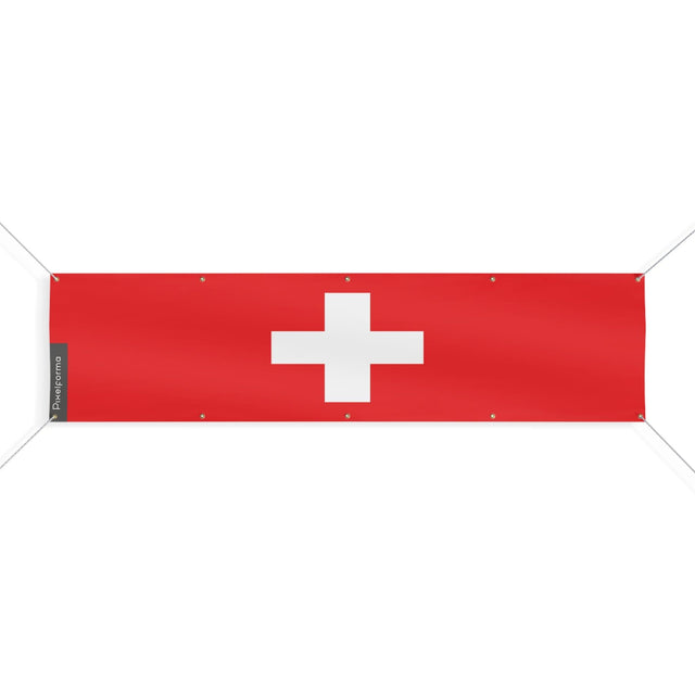 Drapeau et armoiries de la Suisse 10 Oeillets en plusieurs tailles - Pixelforma 