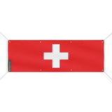 Drapeau et armoiries de la Suisse 8 Oeillets en Plusieurs Tailles (L) - Pixelforma 